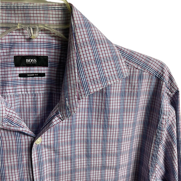 Boss Hugo Boss Sharp Fit Long Sleeve Shirt - Picture 2 of 16